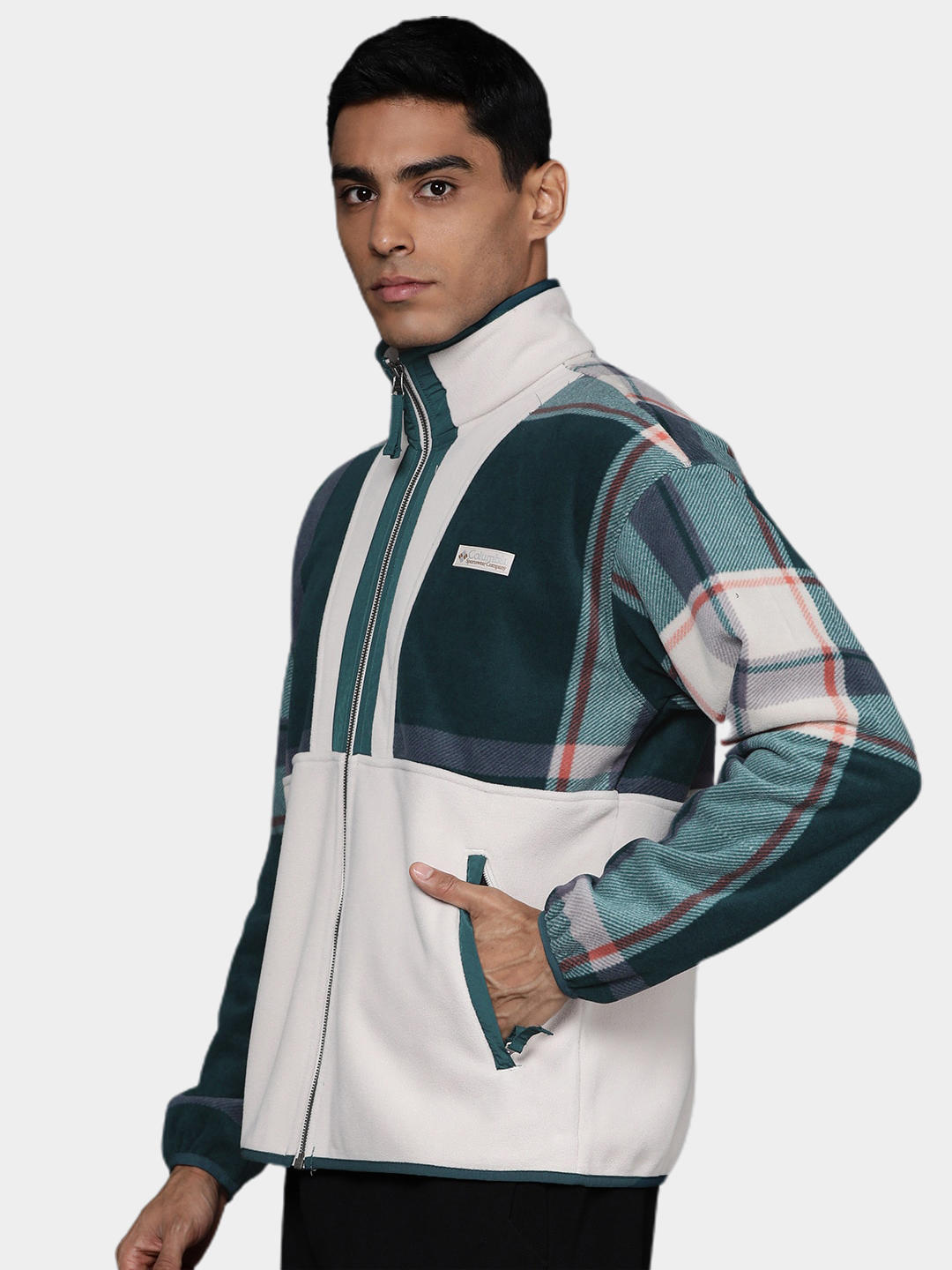 Columbia Men Blue Backbowl Remastered Fleece Jacket