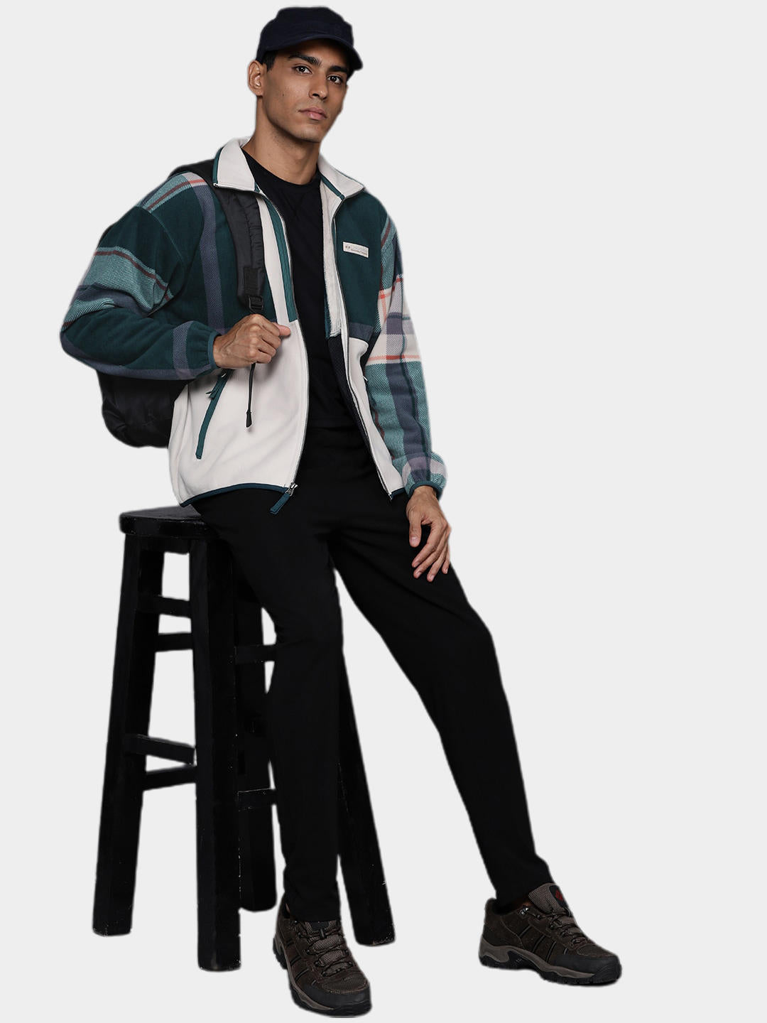 Columbia Men Blue Backbowl Remastered Fleece Jacket