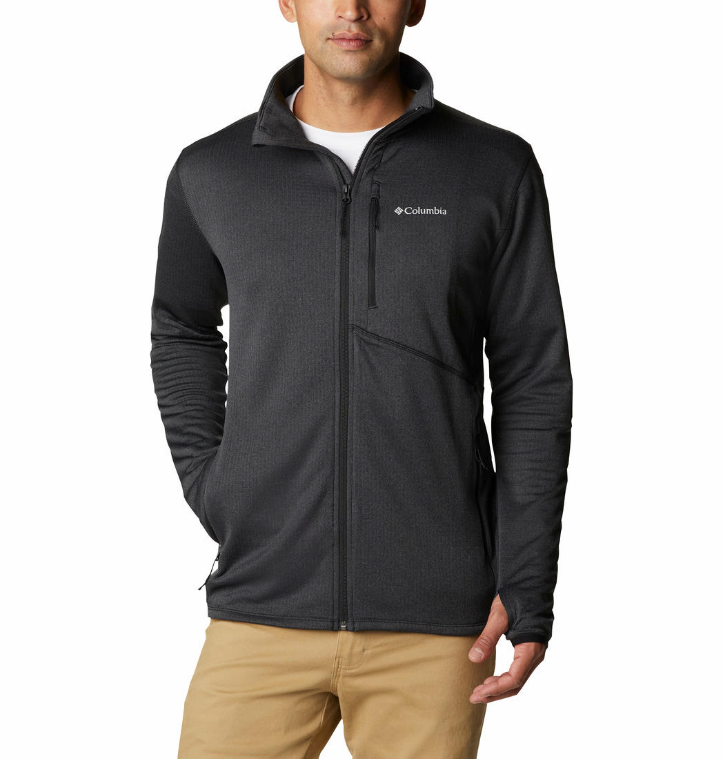 Columbia Men Black Park View Fleece Full Zip Fleece Jacket