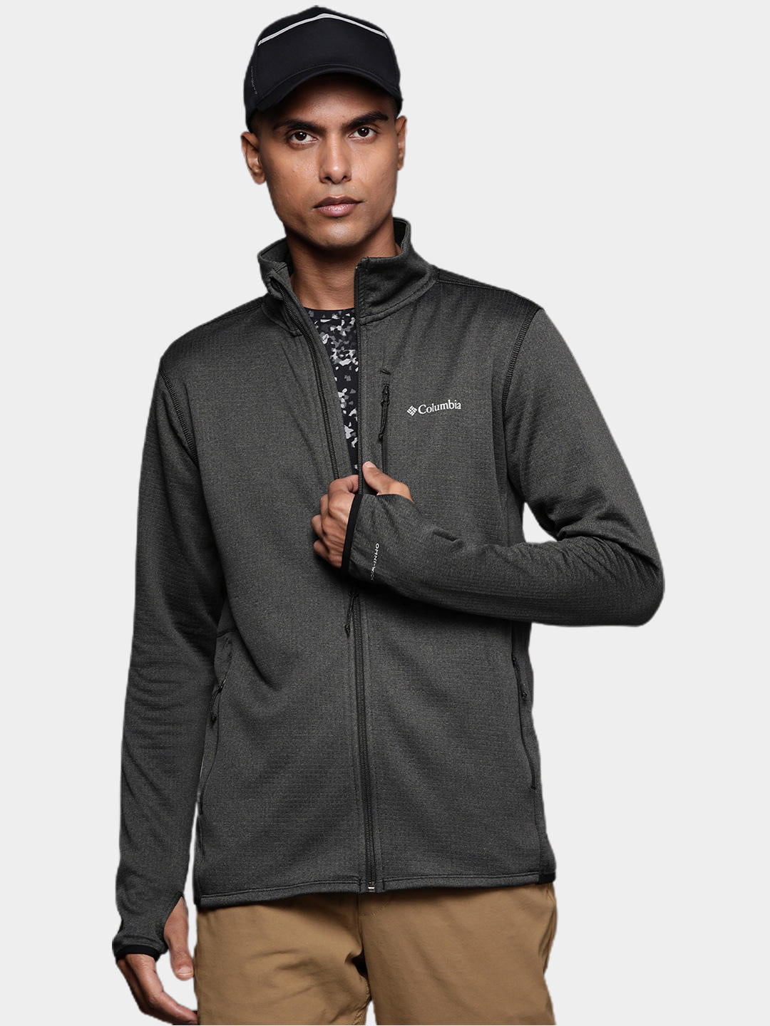 Columbia Men Black Park View Fleece Full Zip Fleece Jacket