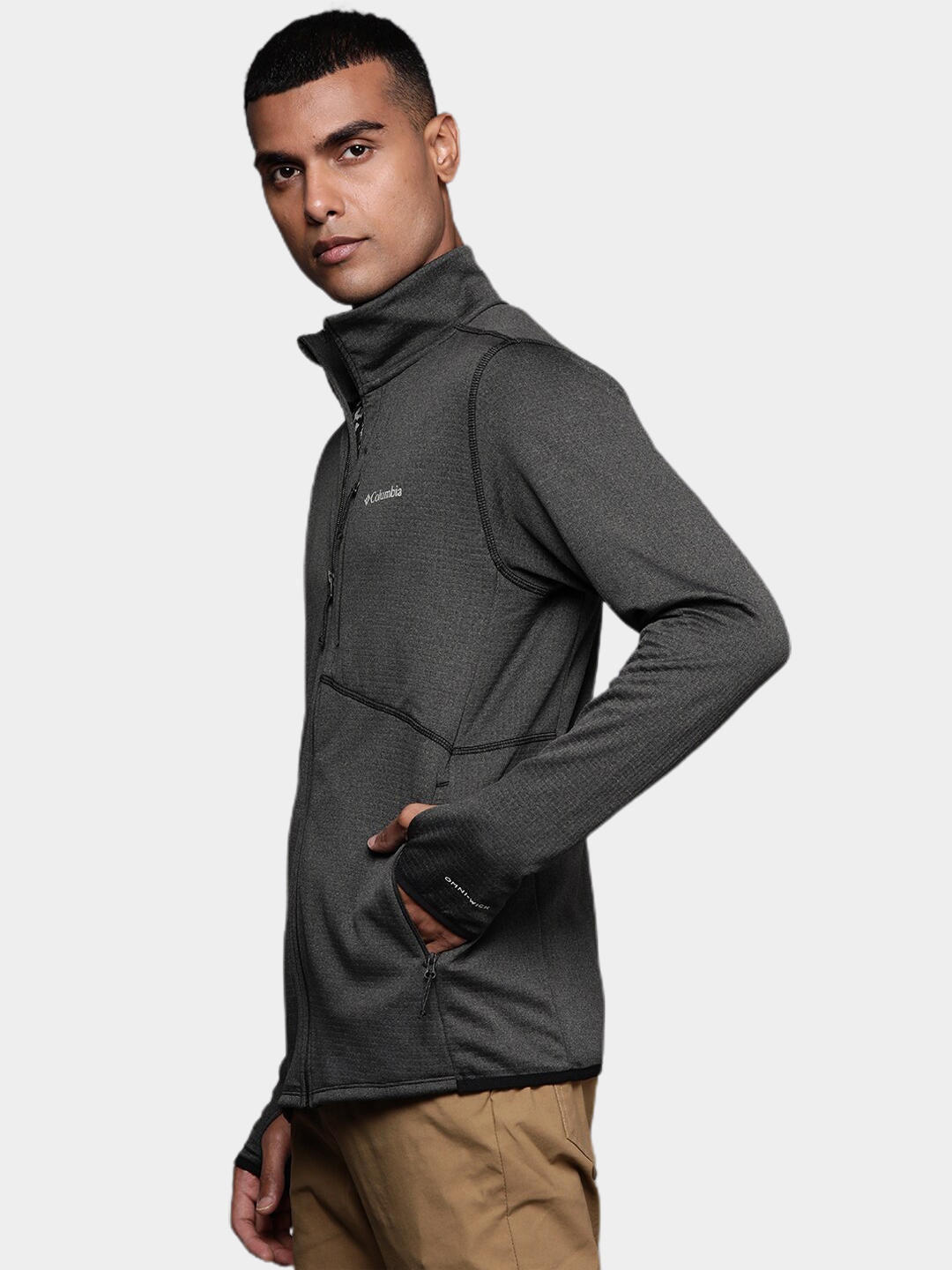 Columbia Men Black Park View Fleece Full Zip Fleece Jacket