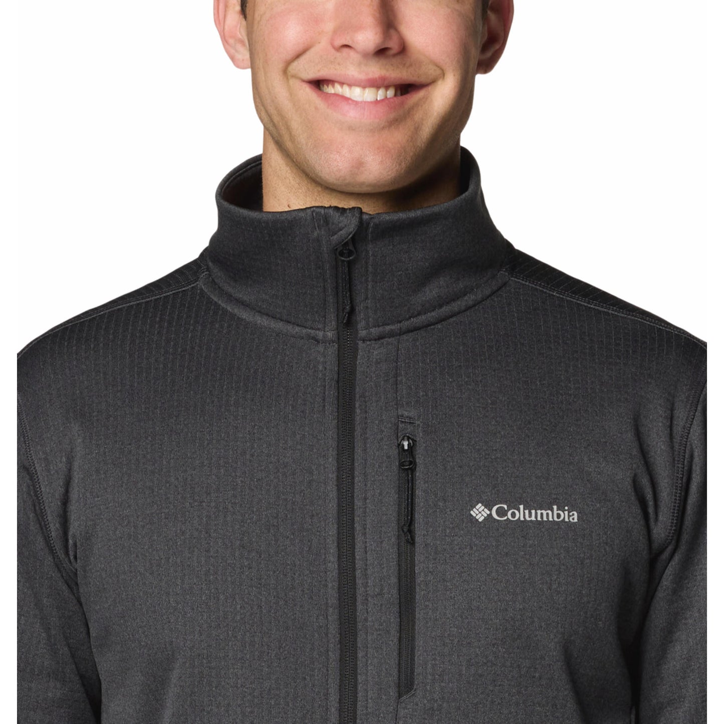 Columbia Men Black Omni-Wick Park View Fleece Jacket