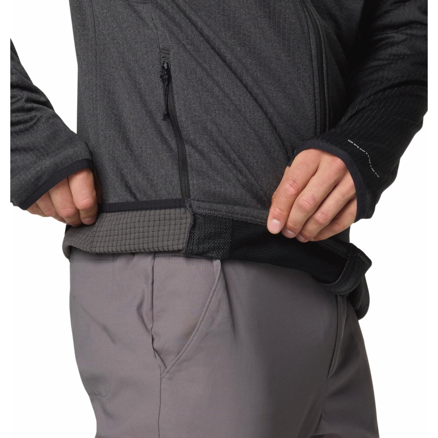 Columbia Men Black Omni-Wick Park View Fleece Jacket