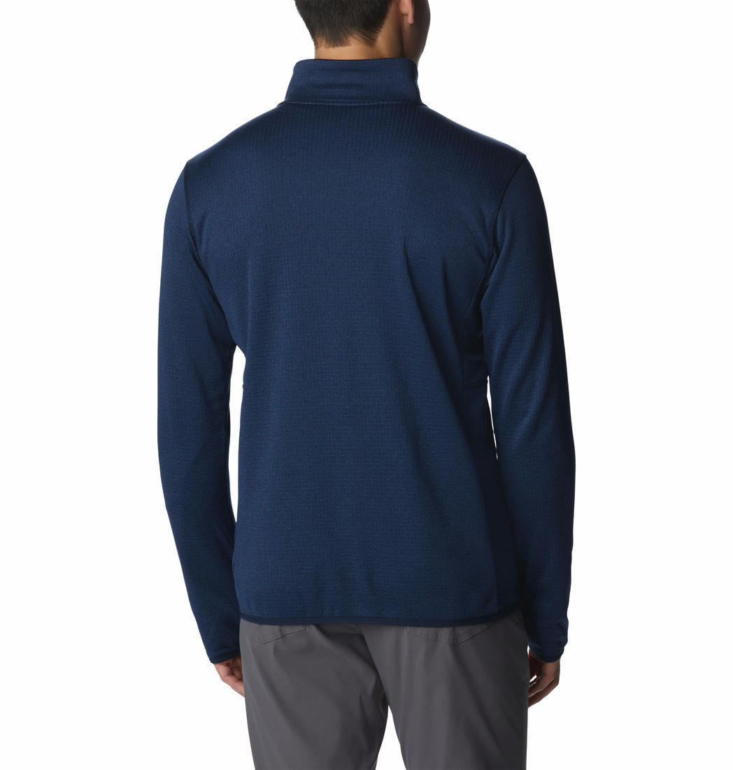 Columbia Men Blue Park View Fleece Full Zip Fleece Jacket