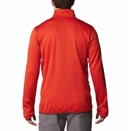 Columbia Men Orange Omni-Wick Park View Fleece Jacket