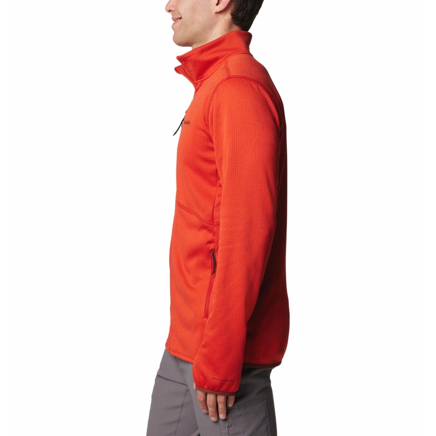 Columbia Men Orange Omni-Wick Park View Fleece Jacket