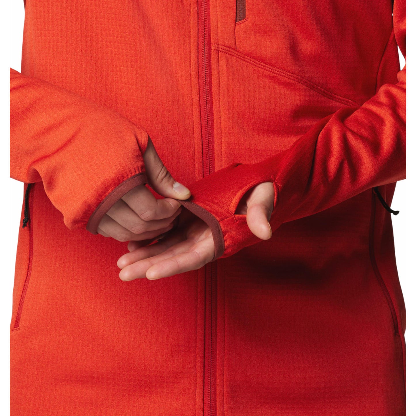 Columbia Men Orange Omni-Wick Park View Fleece Jacket