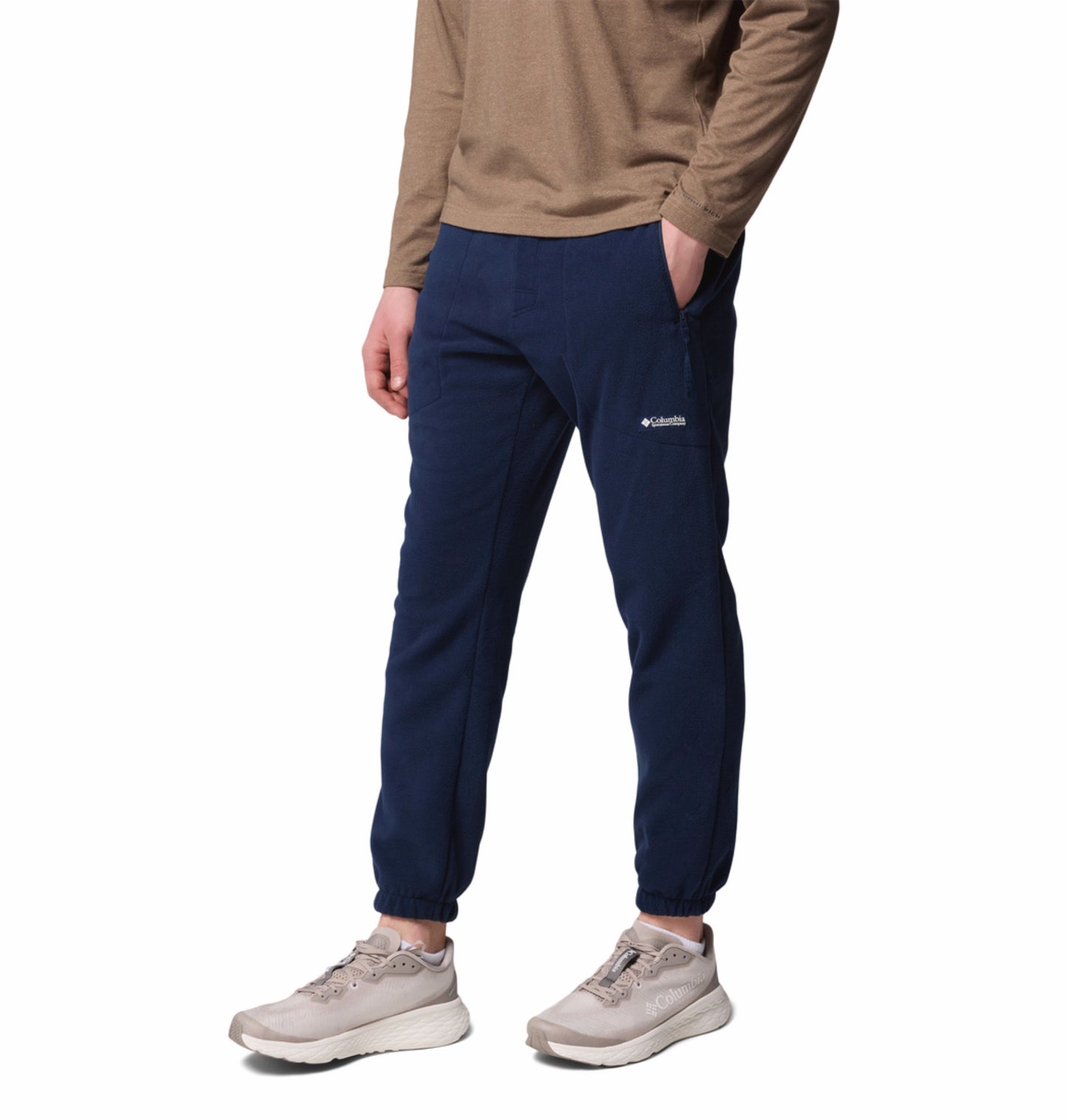 Columbia Men Navy Blue Sequoia Grove Fleece Jogger