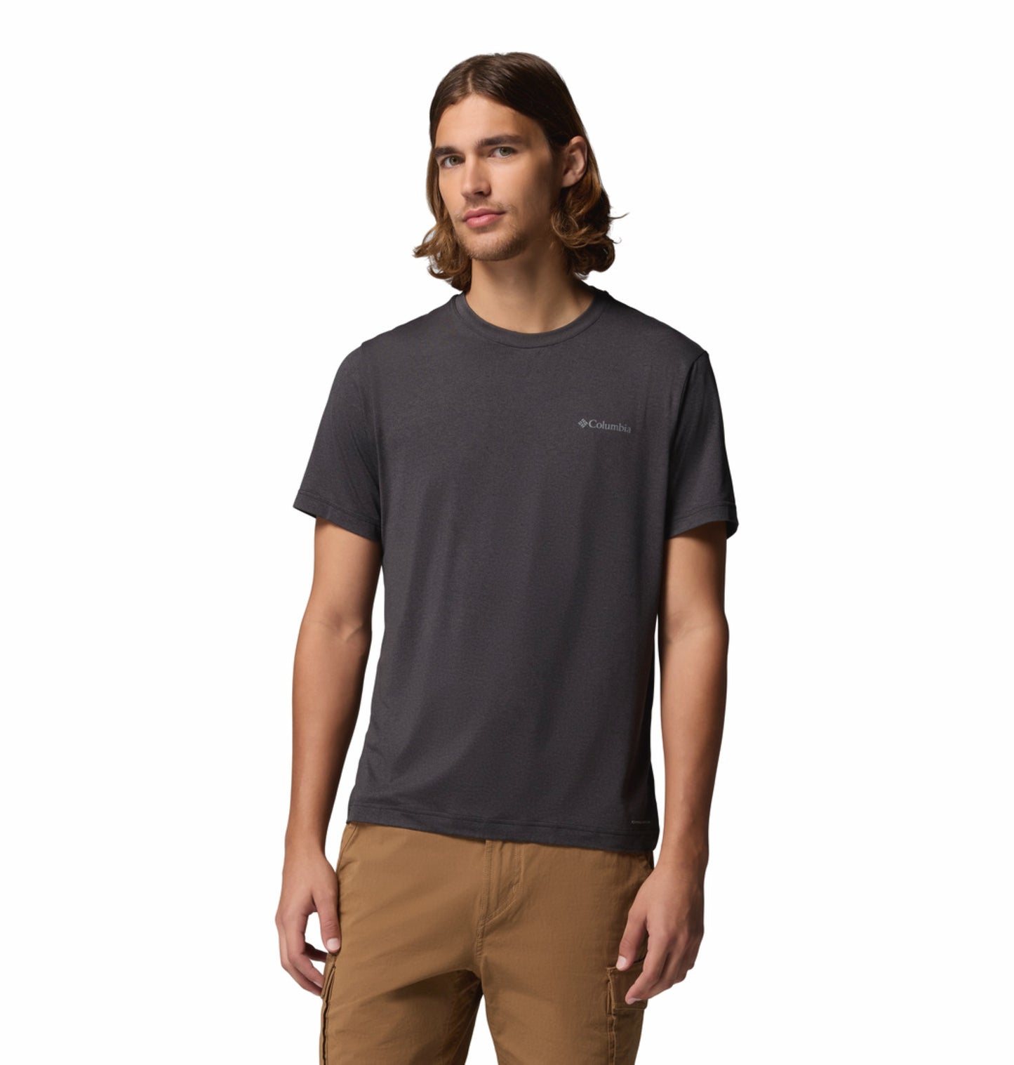 Columbia Men’s Black Omni-Shade Parsons Point T-Shirt with UV Protection