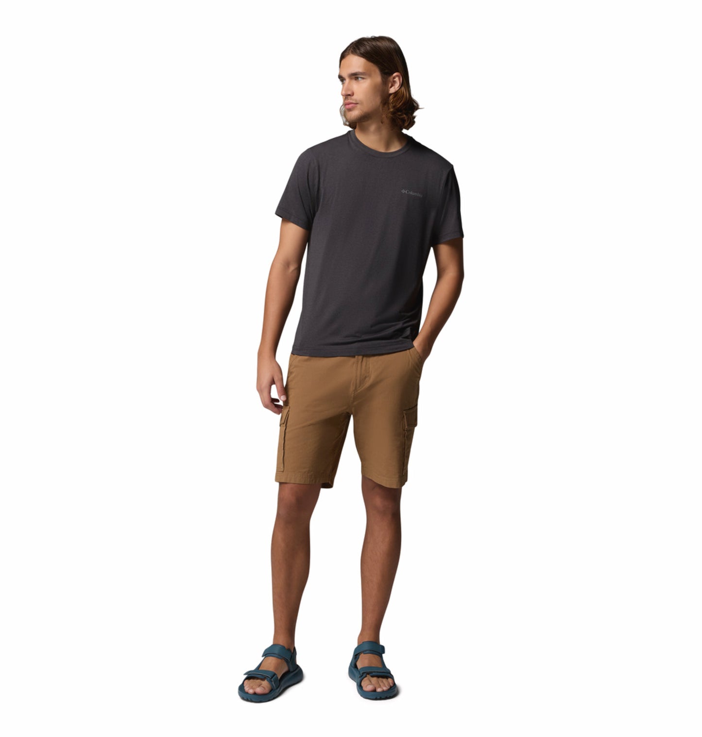 Columbia Men’s Black Omni-Shade Parsons Point T-Shirt with UV Protection