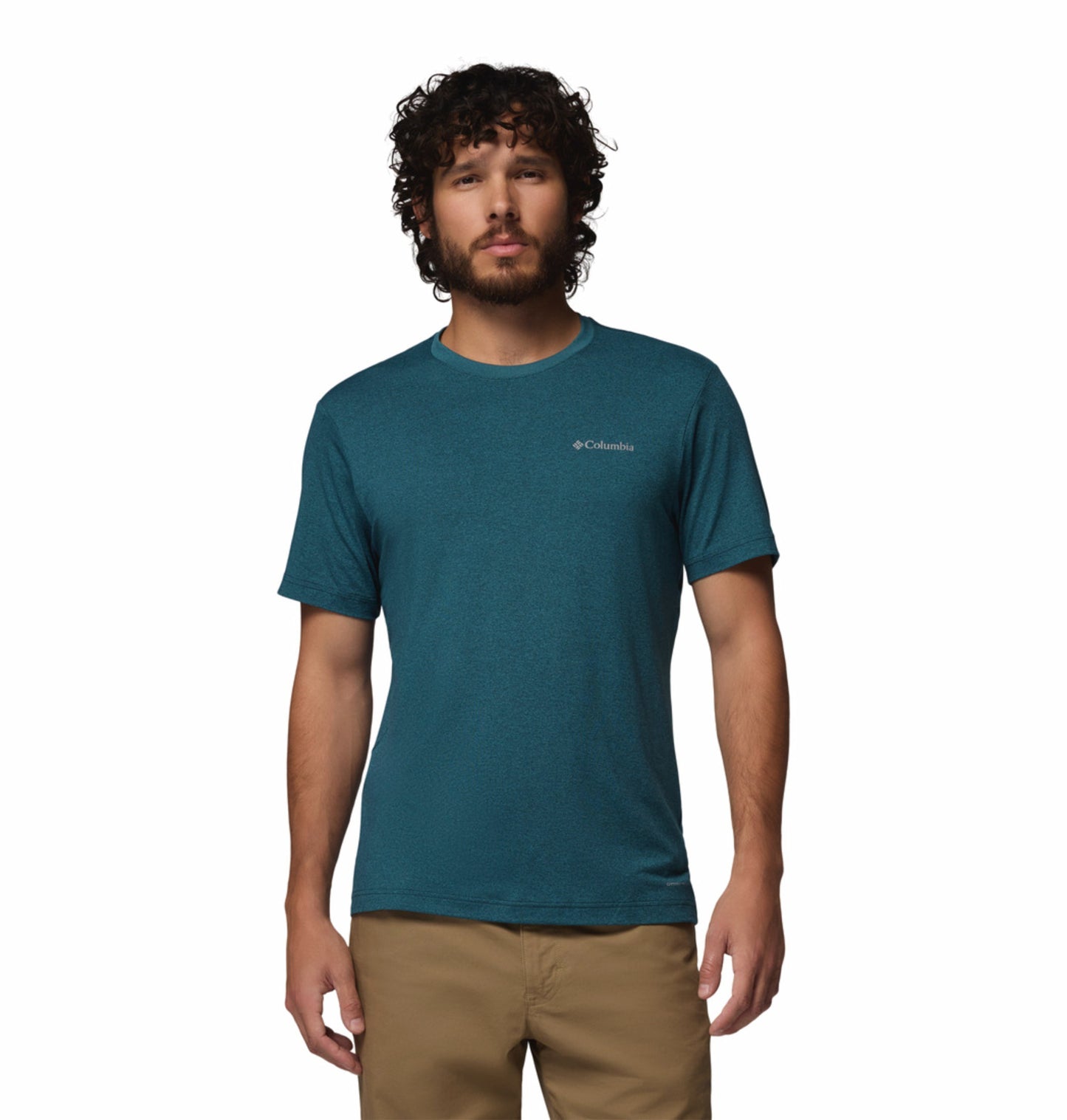 Columbia Men’s Blue Omni-Shade Parsons Point T-Shirt with UPF Protection