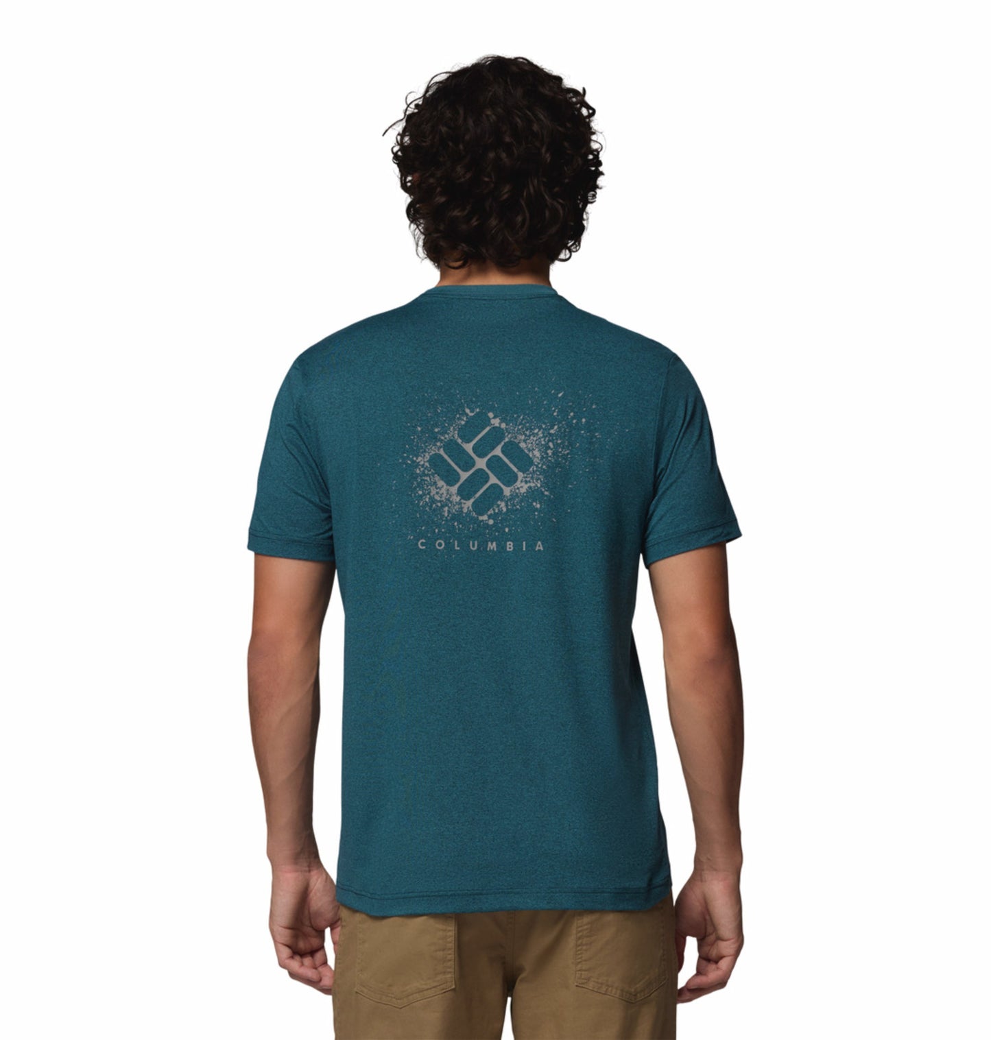 Columbia Men’s Blue Omni-Shade Parsons Point T-Shirt with UPF Protection