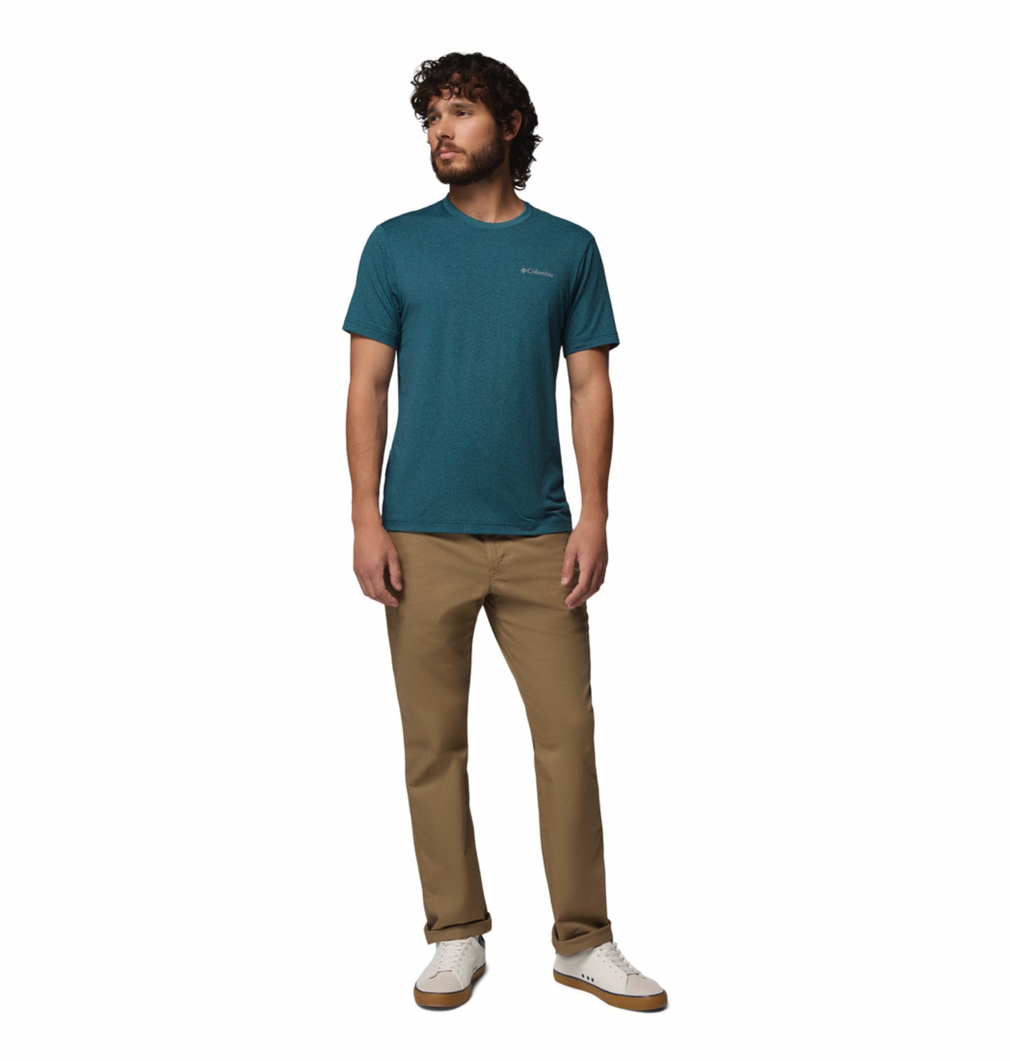 Columbia Men’s Blue Omni-Shade Parsons Point T-Shirt with UPF Protection