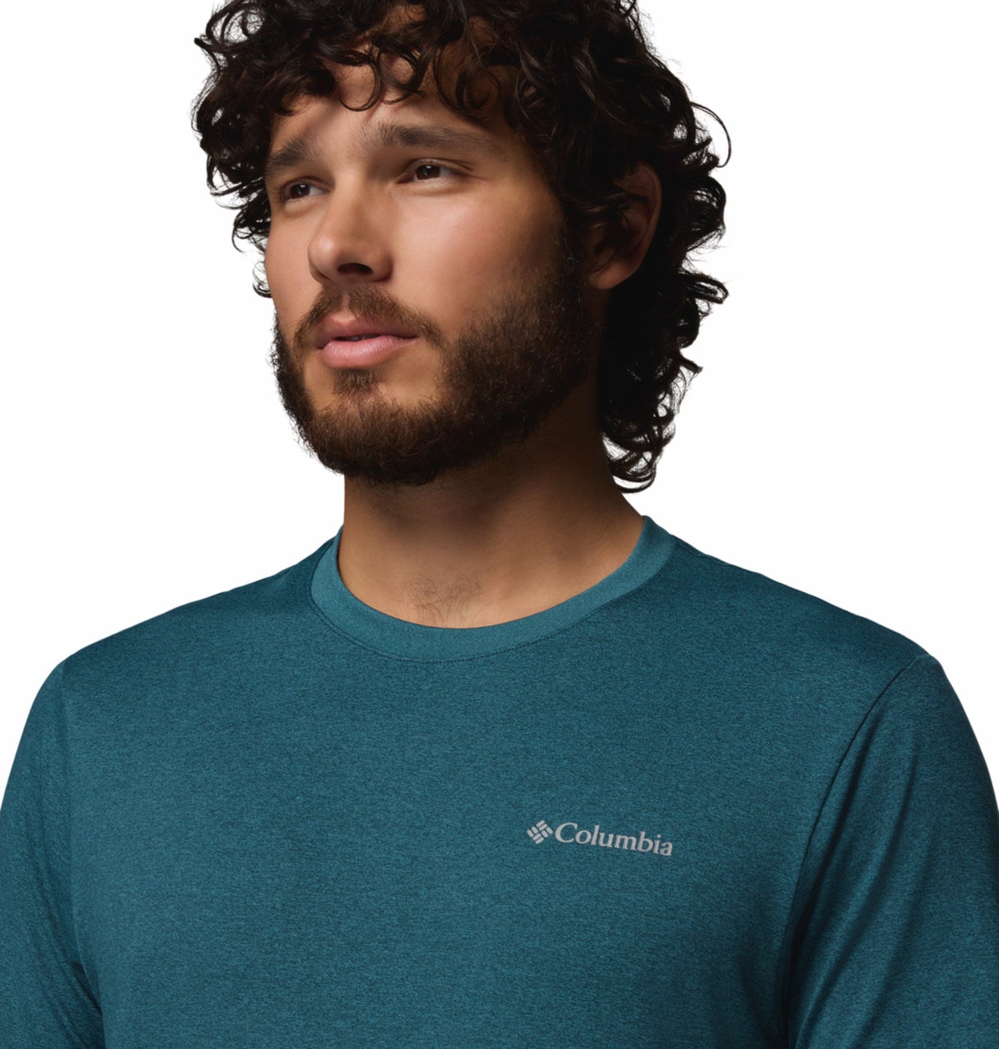 Columbia Men’s Blue Omni-Shade Parsons Point T-Shirt with UPF Protection