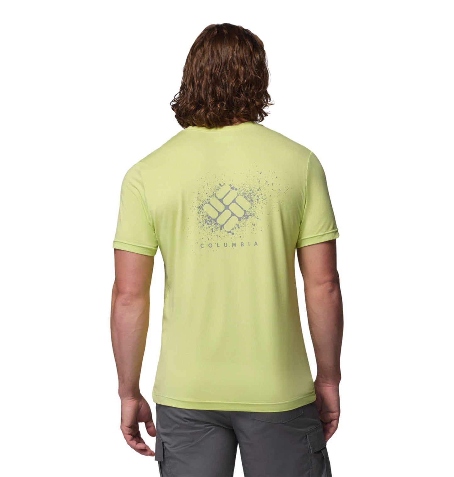 Columbia Men Yellow Omni-Shade Parsons Point Tshirt