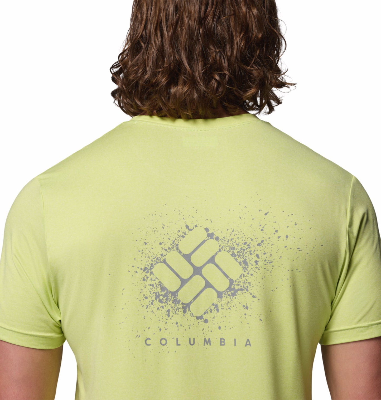 Columbia Men Yellow Omni-Shade Parsons Point Tshirt