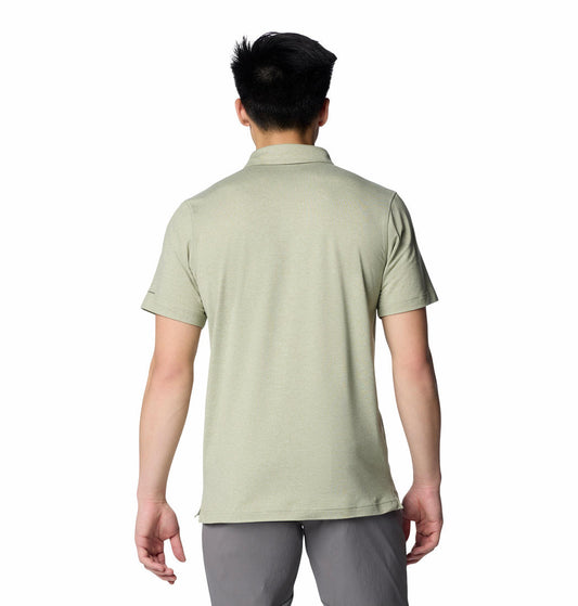 Columbia Mens Green Tech Trail Polo Tshirt
