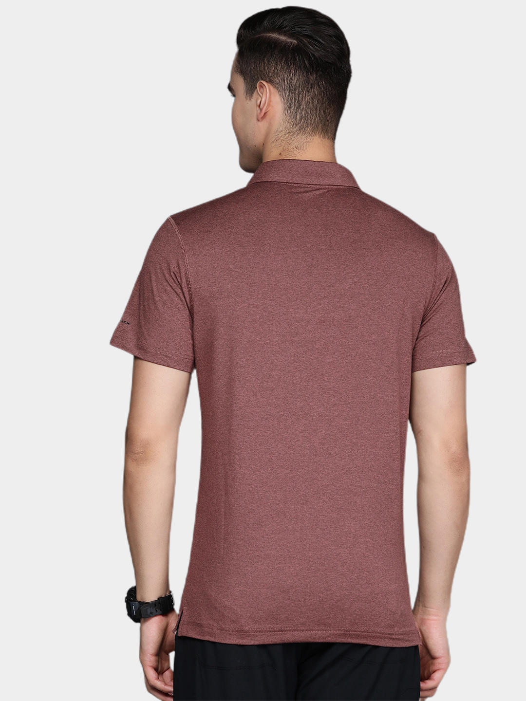 Columbia Men Brown Tech Trail Polo T-Shirt