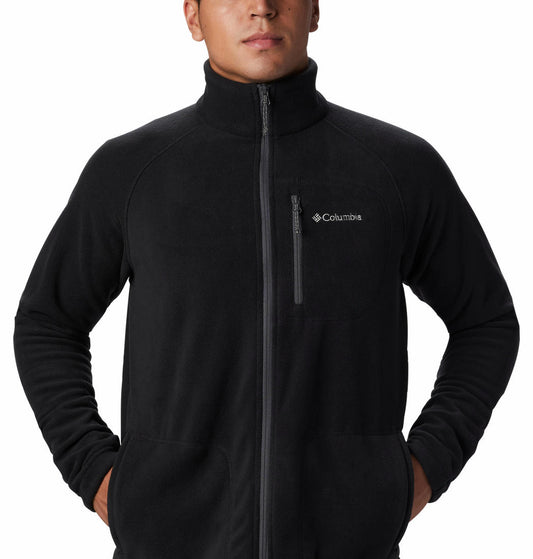Columbia Men Black Fast Trek II Full Zip Fleece Jacket