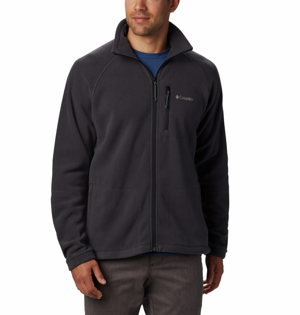Columbia Men Grey Fast Trek II Full Zip Fleece Jacket