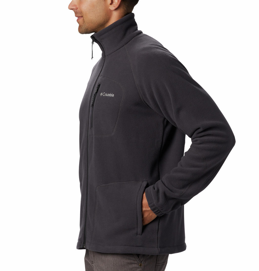 Columbia Men Grey Fast Trek II Full Zip Fleece Jacket