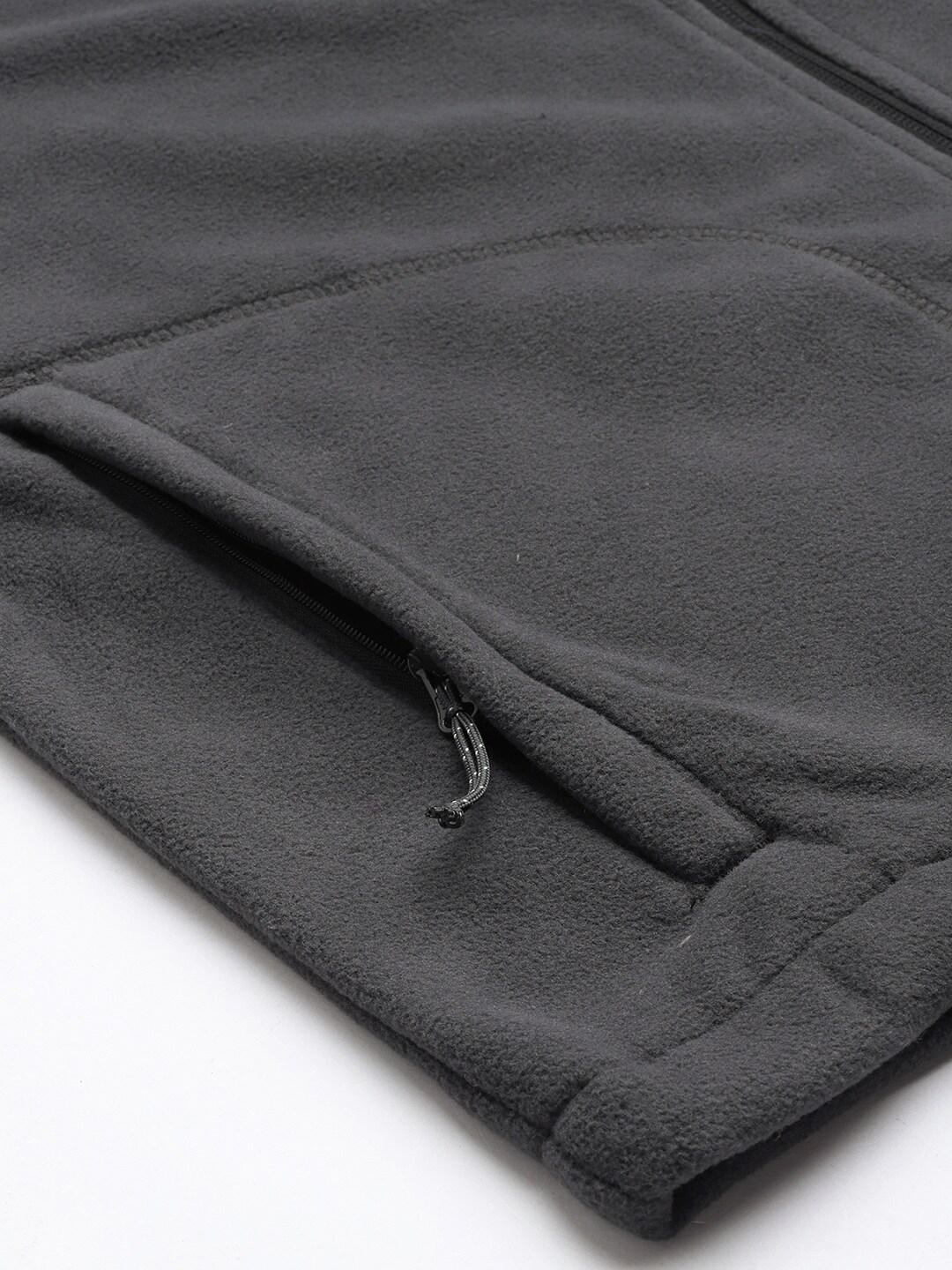 Columbia Men Grey Fast Trek II Full Zip Fleece Jacket