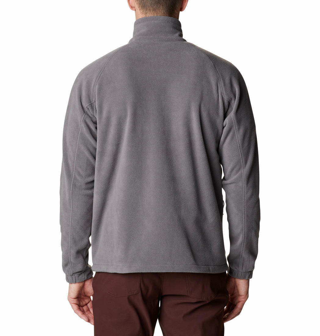 Columbia Men Grey Fast Trek II Full Zip Fleece Jacket