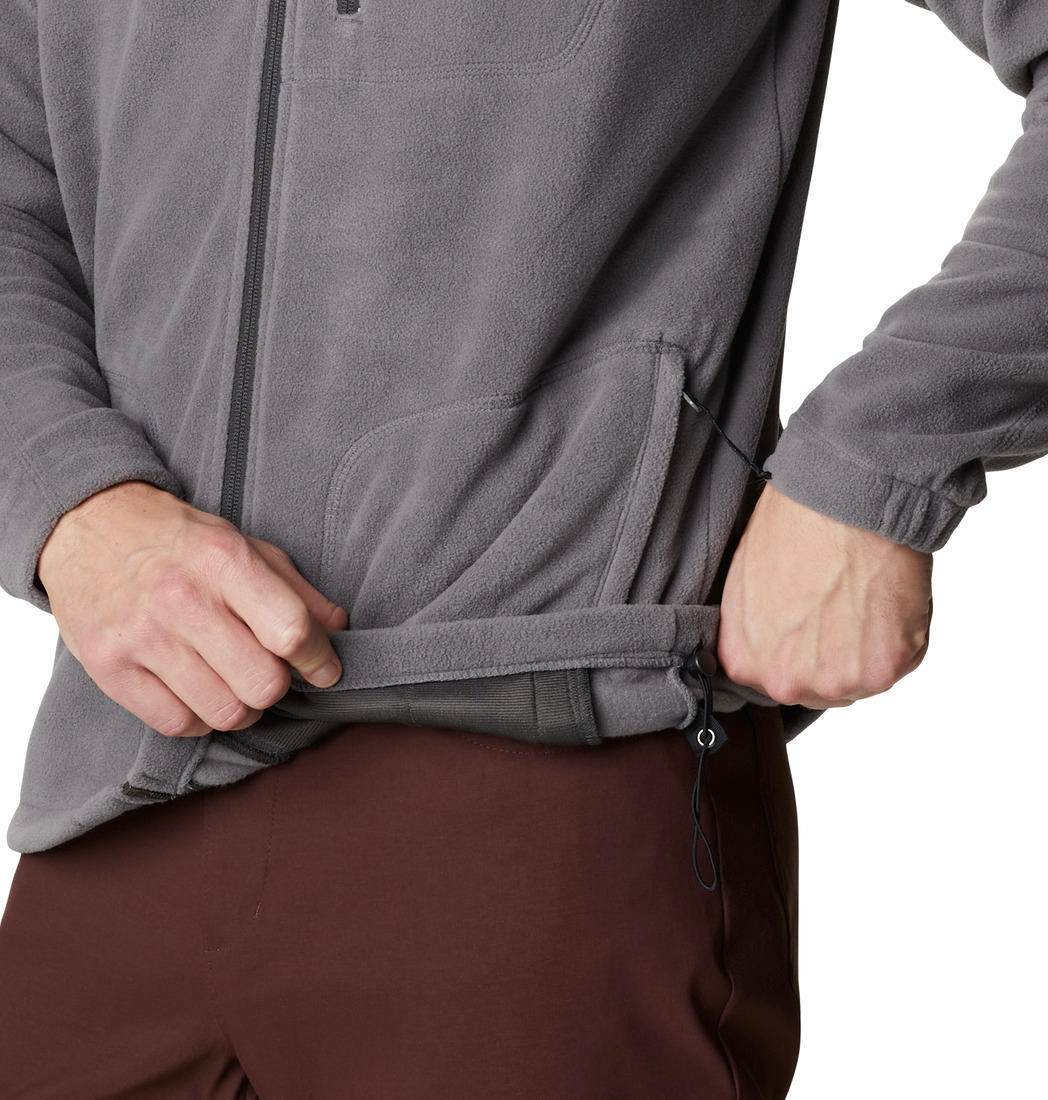 Columbia Men Grey Fast Trek II Full Zip Fleece Jacket