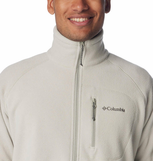 Columbia Men Beige Fast Trek II Full Zip Fleece Jacket