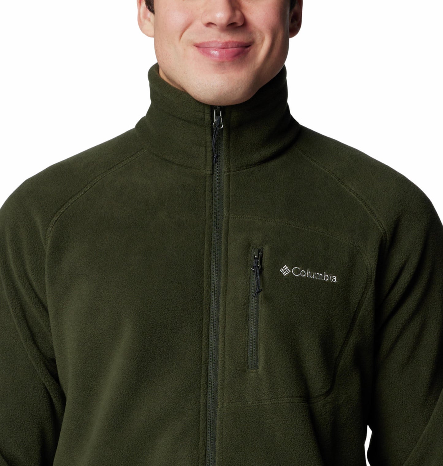 Columbia Mens Blue Fast Trek II Full Zip Fleece Jacket