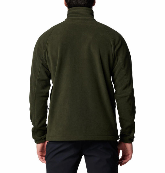 Columbia Mens Green Fast Trek II Full Zip Fleece Jacket
