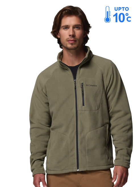 Columbia Men Green Fast Trek II Fleece Jacket