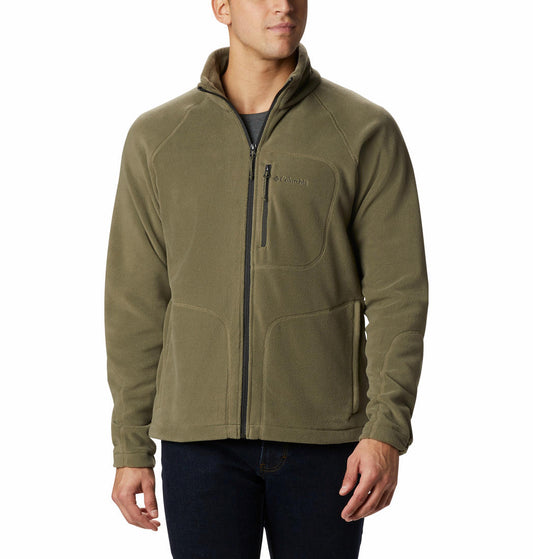 Columbia Men Olive Fast Trek II Full Zip Fleece Jacket