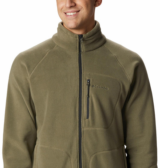 Columbia Men Olive Fast Trek II Full Zip Fleece Jacket