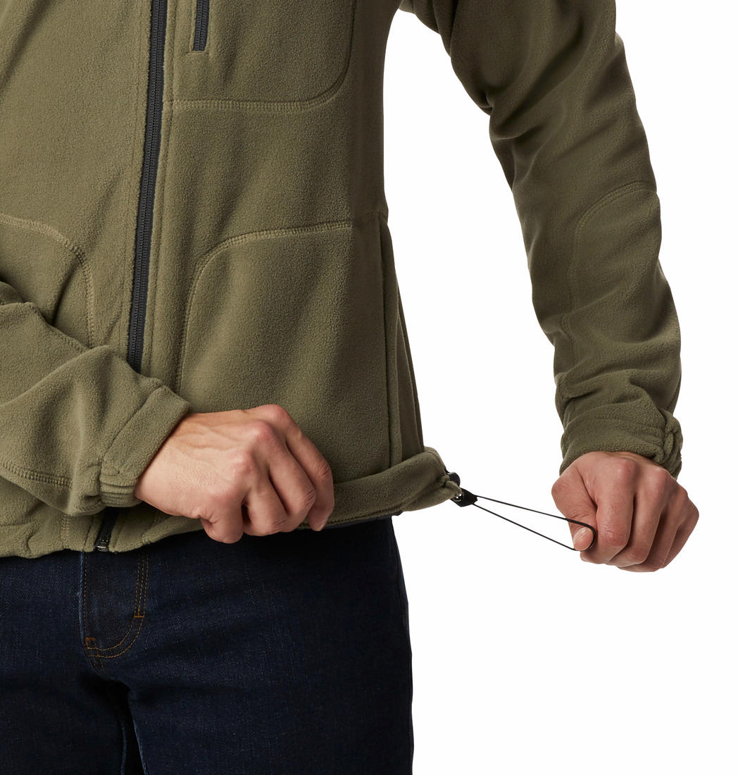 Columbia Men Olive Fast Trek II Full Zip Fleece Jacket