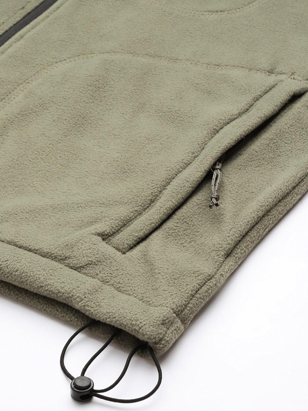 Columbia Men Olive Fast Trek II Full Zip Fleece Jacket