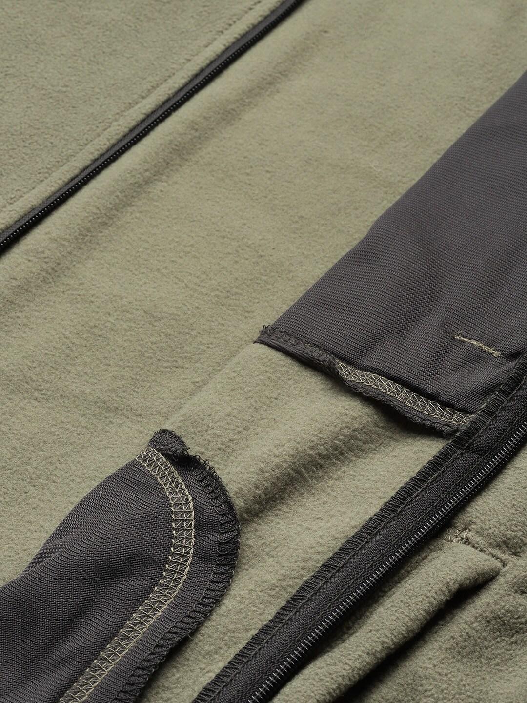 Columbia Men Olive Fast Trek II Full Zip Fleece Jacket