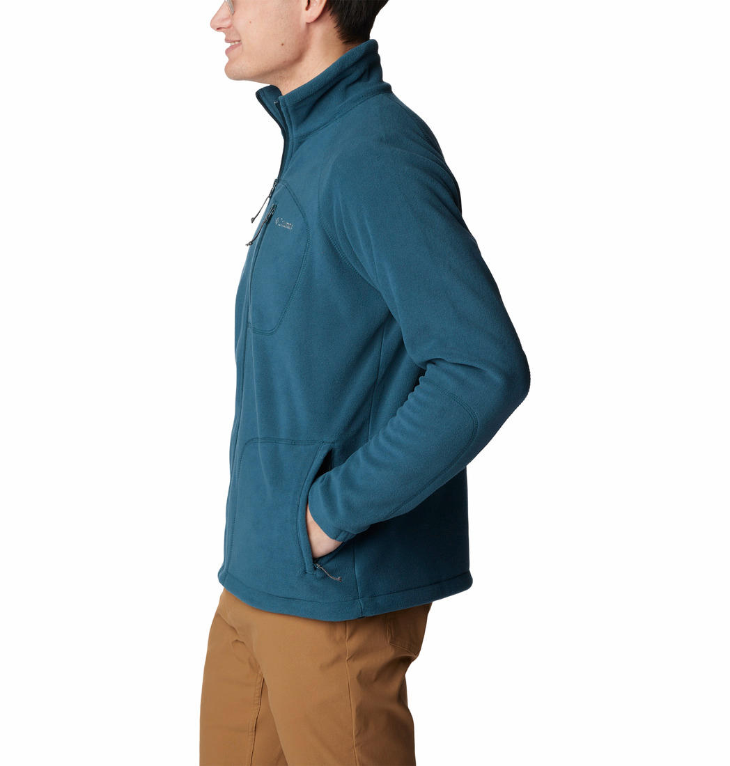 Columbia Men Blue Fast Trek II Full Zip Fleece Jacket