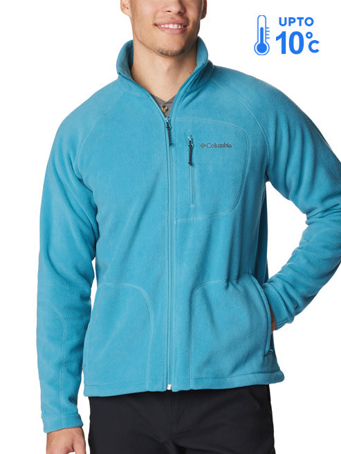 Columbia Men Blue Fast Trek II Fleece Jacket