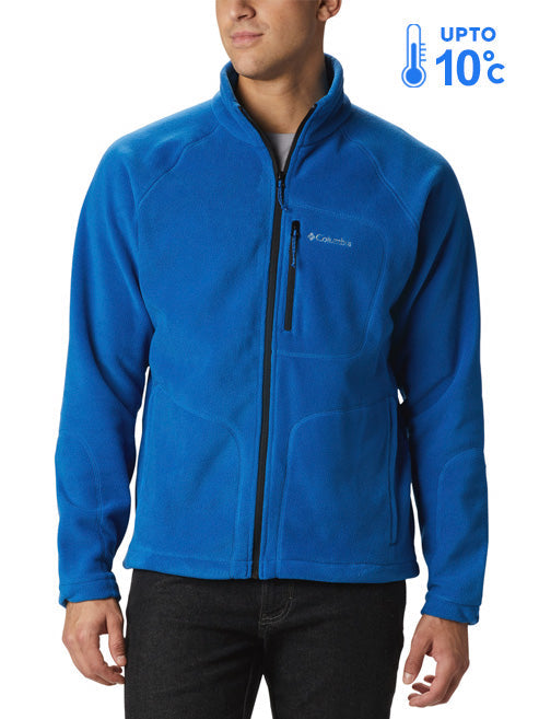 Columbia Men Blue Fast Trek II Fleece Jacket
