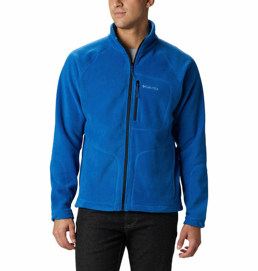 Columbia Men Blue Fast Trek II Full Zip Fleece Jacket