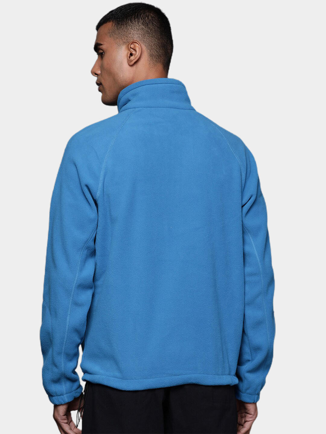 Columbia Men Blue Fast Trek II Full Zip Fleece Jacket