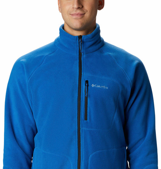 Columbia Men Blue Fast Trek II Full Zip Fleece Jacket