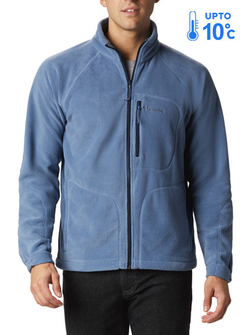 Columbia Men Blue Fast Trek II Full Zip Fleece