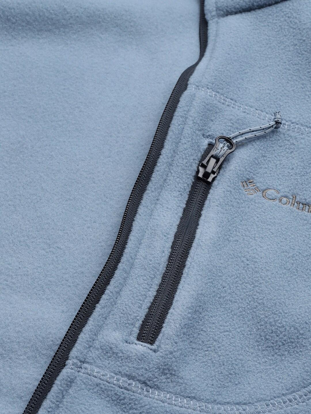 Columbia Men Blue Fast Trek II Fleece Jacket