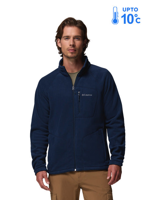 Columbia Men Navy Blue Fast Trek II Fleece Jacket