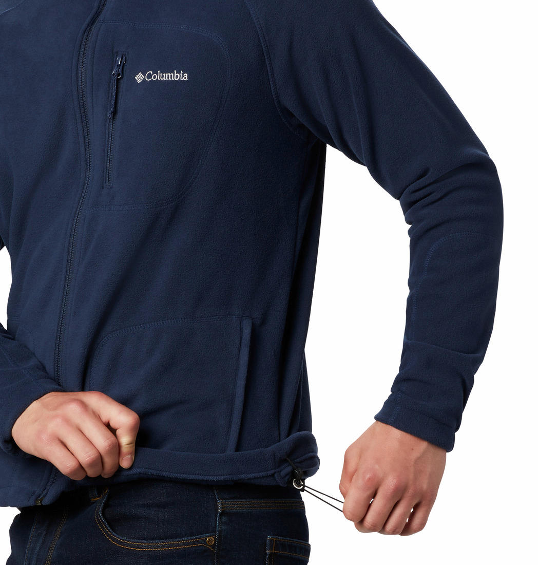 Columbia Men Navy Blue Fast Trek II Full Zip Fleece Jacket