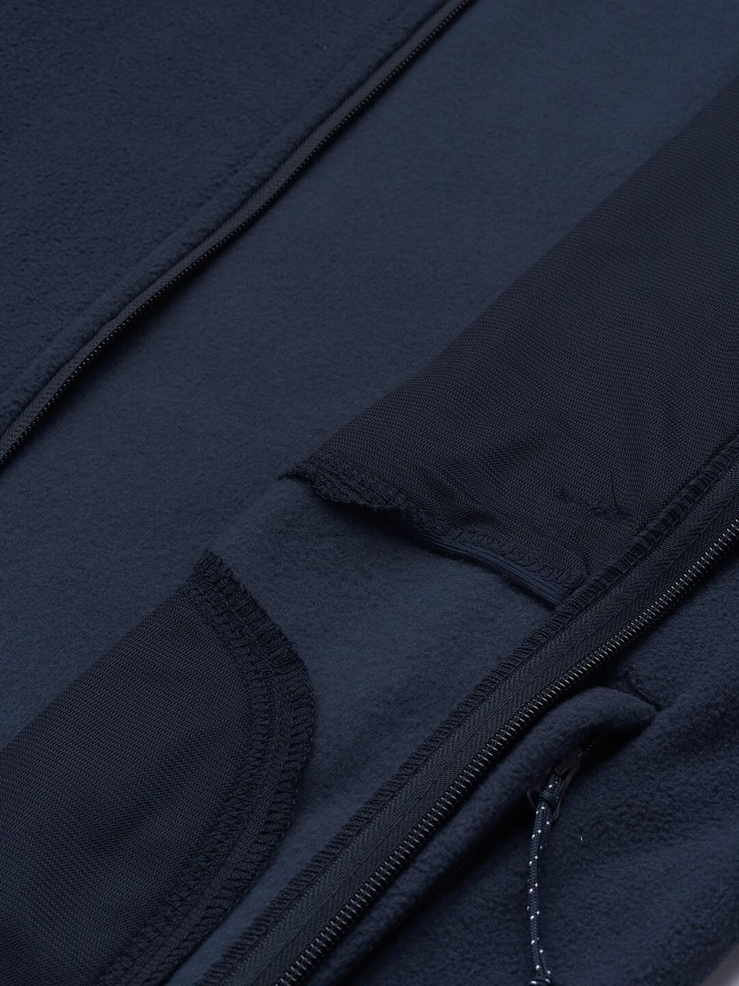 Columbia Men Navy Blue Fast Trek II Full Zip Fleece Jacket