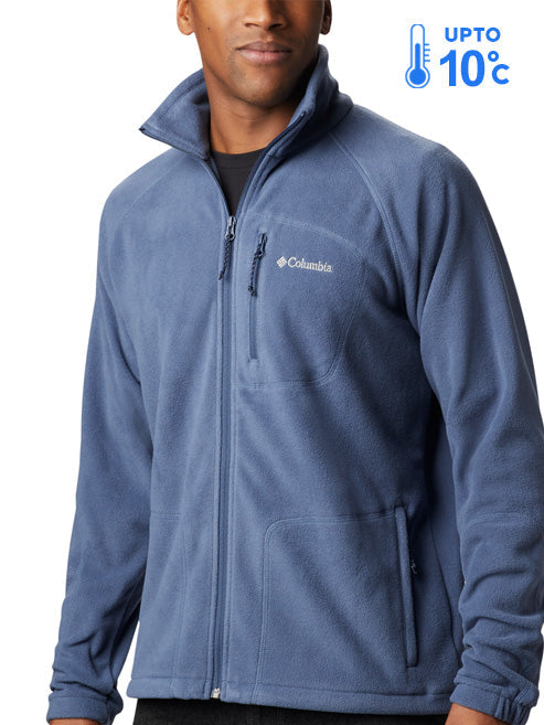 Columbia Men Blue Fast Trek II Fleece Jacket