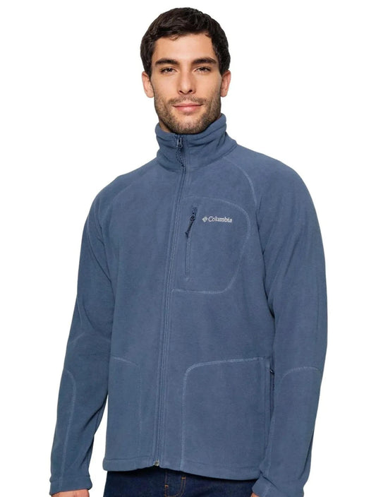 Columbia Mens Navy Blue Fast Trek II Full Zip Fleece Jacket